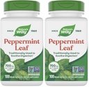 Nature's Way Premium Herbal Peppermint Leaf, 전통 소화 및 Discomfort Support*, 서빙 당 700mg, 100 캡슐 (팩 2)