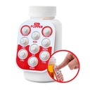 Pill Popper Medication 추적자, 매일 알약 제거제, 단추를 가진 작고 휴대용 기억 원조, 알약 콘테이너에 붙어, 하루, 다색, 3-Pack 당 3개의 복용량까지 추적하습니다 - 제품을 사용하기 편한