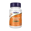 NOW Foods, Probiotic-10TM, 10 Probiotic Strains, Dairy, Soy 및 Gluten Free, Strain Verified, 30 Veg 캡슐과 100 억