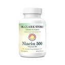 클라크 Niacin 박사 500 (비타민 B3) 보충, 500mg, 100 젤라틴 캡슐