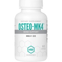 NBI Osteo-MK4 뼈 지원 | 비타민 D & K 복합 | 45mg 비타민 K2 (MK4) 강한 뼈 건강 및 기능 | 60ct Veggie 캡슐