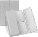 FYY Daily Pill 주최자, 7 격실 휴대용 Pill 케이스 여행 Pill 주최자,[Folding Design] Pill Box for Purse Pocket to Hold Vitamin,Cod Liver Oil,Supplements and Medication-Grey