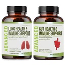 Lung Health & Immune Support Supplement - Lung Cleanse and Detox with Immunity Vitamins For Better Lungs, Immune Defense, Clear Lungs & amp; Quercetin & Cordyceps를 포함한 깊은 호흡. 2 달 공급