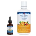 열정 4 생활 액체 Multivitamin 플러스 유기 액체 D3K2 Omega 3
