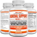 Adrenal 지원 및 Cortisol 매니저 - 90의 캡슐, Ashwagandha, Licorice 뿌리, Rhodiola Rosea, Ginseng, 여자 & 남자를 위한 Adrenal 피로를 위한 Holy Basil