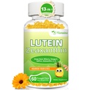 Zeaxanthin Gummies, Lutein 및 Zeaxanthin 보충제와 Lutein 20 mg 아이 비타민 C, E, Bilberry for Eye Health - 60Cts