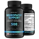 Neuropathy 지원 자연적인 Nerve 불편 구호 - 미국에서 만드는 - Trigeminal 신경통, 당뇨병 & 주변 신경병을 위한 Nerve 산화제 - 손, 목, 발 & 발가락 처리 공식 - 60의 모자
