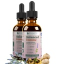 Rejuvica Health Balanced Femme - 핫 플래시 및 여성 밸런스에 대한 Menopause 지원 - 더 나은 흡수를위한 액체 배달 - Black Cohosh, Dong Quai, Vitex, Maca Root & More!