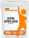 BulkSupplements.com 알파 Lipoic 산성 분말 - ALA 보충, 알파 Lipoic 산 600mg - ALA 분말, 글루텐 무료 - 서빙 당 알파 Lipoic 산의 600mg, 5kg (11 파운드) (포장 5)