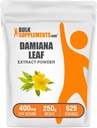 BulkSupplements.com Damiana 추출물 분말 - Damiana 보충교재, 초본 보충교재 - Vegan & 글루텐, 봉사 당 400mg, 250g (8.8 oz) (1의 포장)