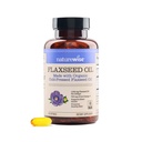 NatureWise Flaxseed Oil 1200 mg, 물고기 무료 오메가 3 6 9 720mg ALA, 심장 건강 지원을위한 다이어트 보충 - 유기, 냉 프레스, 비 GMO - 60 Softgels[2-달 공급]