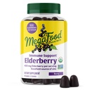 Megafood Elderberry Immune 지원 보충교재 - 성인을 위한 Vegan Elderberry Gummies - 아연과 진짜 음식으로 만드는 - Pectin 기초를 두어, 글루텐 자유로운, USDA 유기 - 54 Gummies의 27의 서빙