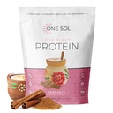 하나의 Sol Lean 식물 기반 단백질 분말, 완두 및 브라운 쌀 단백질, 낮은 캐비넷, 비건 친화적 인 - 글루텐, 락토스, & 콩 무료 - 설탕 추가 없음, 비 GMO, 깨끗한 영양, Bloating (Horchata)