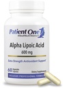 환자 1개의 알파 Lipoic 산 (ALA) 600 mg | Nerve와 Liver 건강에 산화 보충교재 * | 60의 캡슐