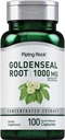 배관 바위 골든스eal 뿌리 캡슐 | 1000mg | 100 알약 | 초본 보충 | 농축된 추출물 | Non-GMO, 글루텐 무료