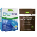 Pharmepa Restore & 진보된 가수분해된 교원질 펩티드 뭉치, 1000mg 순수한 EPA Omega-3 물고기 기름 & 100%년 잔디에 의하여 Fed Bovine 교원질 단백질 분말, Igennus에 의하여