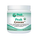 Peak Pure & Natural Peak Green Support pH Balance와 알칼리성 | Superfood Green Drink Powder | 발효 잔디, 야채, 과일 혼합 | 소화 효소 및 프로바이오틱 분말