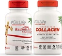 Full Life Reuma-Art X 힘과 Hydrolyzed Collagen - 공동 지원 보충교재 - Bovine Collagen 알약 - Kosher, Gluten-Free - 90 Veggie 캡슐 각각