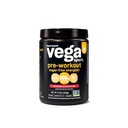 Vega Sport Sugar Free Pre-Workout Energizer, Strawberry Lemonade - 여성 및 남성을위한 사전 운동 분말, 에너지 및 초점, 전해질, Vegan, Keto, 글루텐 무료, 비 GMO, 4.3 온스