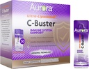 오로라 영양 Ultra Liposomal C-Buster 면역 체계 지원, 비타민 C, 비타민 D, 아연, Elderberry, Pelargonium, 비타민 K & Ginseng의 30의 소포, 10 ML