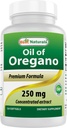 최고의 자연 Oregano 오일 250 Mg Softgels, 120Count