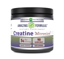 놀라운 포뮬러 Micronized 크레아틴 Monohydrate 분말 보충 | 5000 mg의 서빙 | 이상 사전 & 포스트 운동 보충 | 미국에서 만든 (1 LB, 불발)