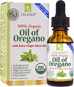 Oregano Organic Liquid Drops (1 fl oz)의 오일 - 유기 Oregano Oil & Olive Oil의 혼합, 스페인에서 성장