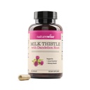 NatureWise Milk Thistle with Dandelion Root - Silymarin - 산화성 간 및 신장 건강 지원 보충 - Vegan, Non-GMO, 글루텐 무료 - 60 카운트[60 일 공급]