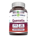 Amazing Formulas Quercetin 500mg Veggie 캡슐 보충 | Non-GMO | 글루텐 무료 | 전반적인 건강 및 웰빙 지원 (240 개)