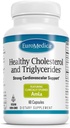 Euromedica 건강한 콜레스테롤과 Triglycerides - 60 캡슐 - 임상적으로 Studied Amla - 건강한 HDL & Triglyceride 수준을 지원합니다 - 비 GMO, Vegan, Kosher - 30 서빙