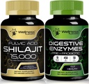 웰니스 LABSRX 소화 효소 캡슐 | Shilajit 캡슐