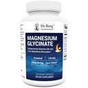 Dr. Berg Max Strength 4-in-1 Chelated Magnesium Glycinate with Clean, Potent & Pure Ingredients | 4X Lab-Tested & Verified | 미국 공식 마그네슘 보충 캡슐 | 150 캡슐