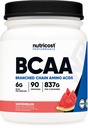 Nutricost BCAA 분말 (수박, 90 봉사) - 최선 2 : 1 비율