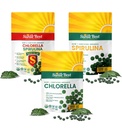 Sunlit Best Ultimate Chlorella & Spirulina Bundle | 슈퍼 그린은 면역 지원, Gut Health, Mood & Energy를 보충합니다.