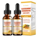 (2 팩) 글루코사민 Chondroitin MSM 지원 합동 건강 - Chondroitin 황산염 보충교재 심황, Quercetin, Bromelain, MSM 뚱 베어