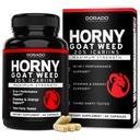 Horny Goat Weed For Men and Women - [20% Icariins Max Strength] - 체력, 내구시간, 순환, 합동 & 뒤 지원 - Maca 뿌리, 인삼, Yohimbine, Tribulus, L-Arginine - 미국 제작 - 60 조사