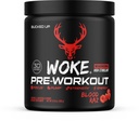 Bucked Up - Woke - 높은 STIM Pre 운동 - 최고의 타스팅 - 초점 Nootropic, 펌프, 힘 및 성장, 30 서빙 (Blood Raz)