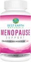최고의 지구 Naturals Menopause 지원 핫 플래시, 무드 스윙, 나이트 스웨터, 건강한 호르몬 레벨 및 더. Black Cohosh, Chasteberry 및 더 많은 정보