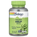 Solaray Kelp 550 mg 건강한 갑상선 기능, 에너지 및 대사 지원을위한 Folic 산 | Non-GMO | 180 VegCaps