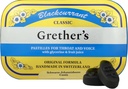 GRETHER's Pastilles Classic Blackcurrant Natural Remedy Dry Mouth Relief - Soothing Throat & Healthy Voice - Long-Lasting flavor, 가수 선물 - 1-Pack - 3.75 oz.