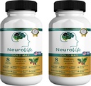 NeuroVife Gold Max Brain Support Supplement | DHA, 비타민 A, C, B 복합체의 8개의 천연 추출물 | 60 Veggie Capsules | 미국에서 만든 (2)