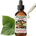 Kava Drop | 수용성 Kava Extract | 농축된 Tincture 음료 증강 인자 | 피지, 40mg Kavalactones의 정품 Kava Kava | 1oz