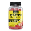 CON-CRET Creatine HCl Gummies for Men & Women | 근육,인지, 세포 에너지 지원 | Bloating 또는 Cramps | USA Made | Berry Zing (60 카운트)