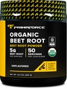 Primaforce Organic Beet Root Powder (250g) Unflavored - 산화 방지제 및 영양소의 천연 소스