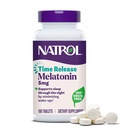 Natrol Melatonin 5 mg 시간 방출, 모직 업, 야간 수면 보조, 100 정제, 최대 100 일 공급