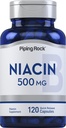 배관 락 니콘 500mg 플러시 | 120 캡슐 | Non-GMO 및 글루텐 무료 보충