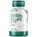 Nutri 5-MTHF L Methylfolate 15MG - 4 달 공급, 120 Vegan 정제 - 메틸을 입힌 Folate 보충교재 - Cognitive 기능, 심장 건강, Prenatal 지원 - 3rd 당 시험되는 - NSF에 의하여 증명되는 시설