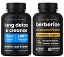 NutraChamps 완전한 호흡 및 대사 지원: Lung Cleanse & Berberine Duo