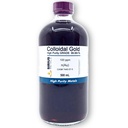 진정한 콜로이드 골드 (100 ppm) - 99.99 + % 순도 - 명확한 유리 병에 500 mL (16.9 Fl Oz)